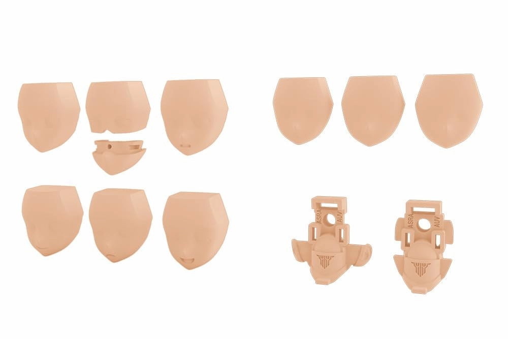 Megami Device M.S.G 03 Face Set for Asra Skin Color D Daily Decor