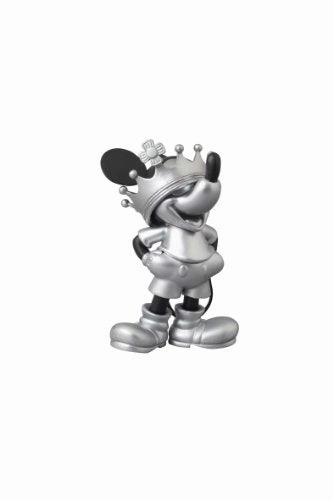 Mickey Mouse (Black and Silver ver. version) UDF Disney - Medicom Toy Vinyl Statue Adventure Game