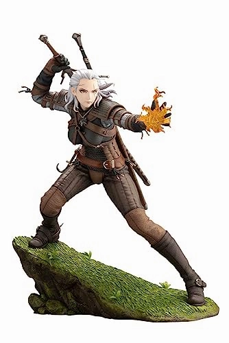 Collectible Statue Amphibian Statue "The Witcher" The Witcher Bishoujo Geralt