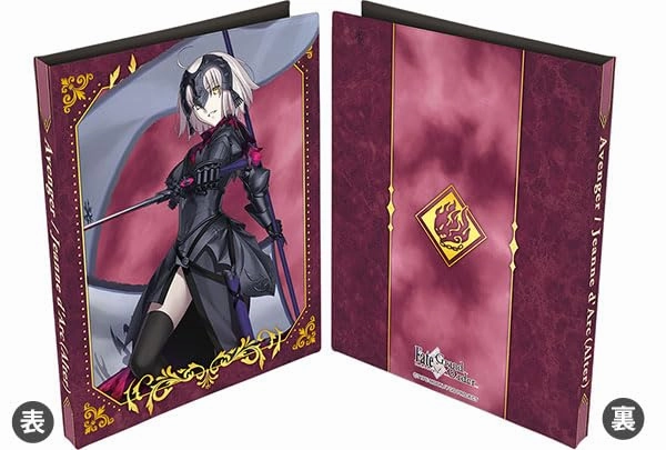Synthetic Leather Card File "Fate/Grand Order" Avenger / Jeanne d'Arc (Alter) Minimalist Design Constant Companion
