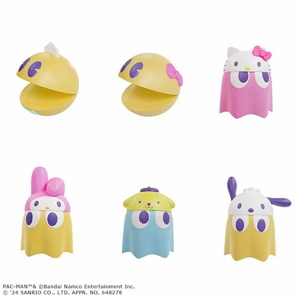 "Pac-Man" x Sanrio Characters Chibi Collect Figure Vol. 1 Art Statue Hero Figure