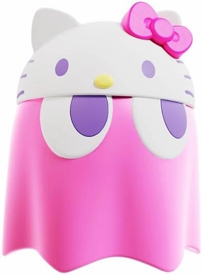 "Pac-Man" x Sanrio Characters Chibi Collect Figure Deluxe Ghost Hello Kitty Superhero Item Year Round