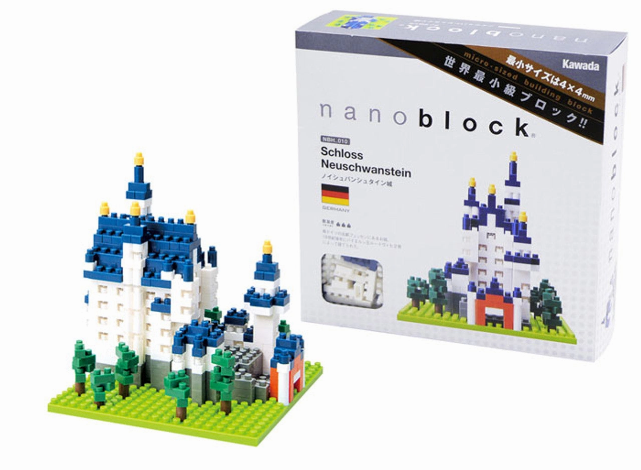 NANO BLOCK Neuschwanstein Castle NBH-010 Building Set beach scene Unique Feature