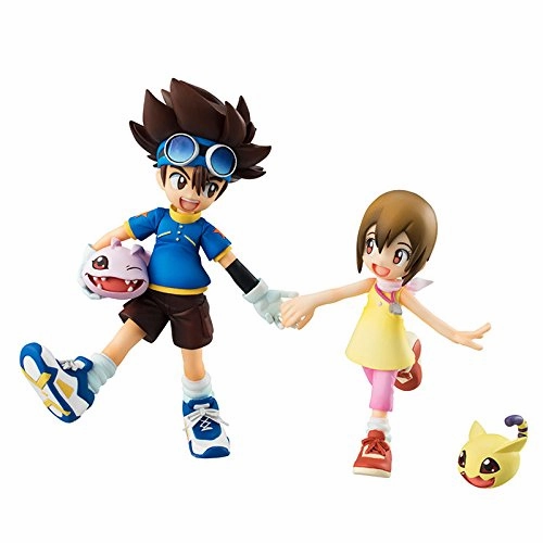 G.E.M. Series Digimon Adventure Taichi Yajin, Hikari Colomon and Nyalomon Complete Figure Birthday gift