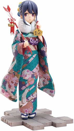"Yuru Camp" 1/7 Scale Figure Shima Rin Furisode Ver. Cowboy Sculpture