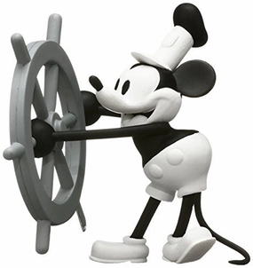 Mickey Mouse  (Steamboat Willie version) Ultra Detail Figure (No.350) Ultra Detail Figure Disney Series 6 Disney - Medicom Toy Museum Replica