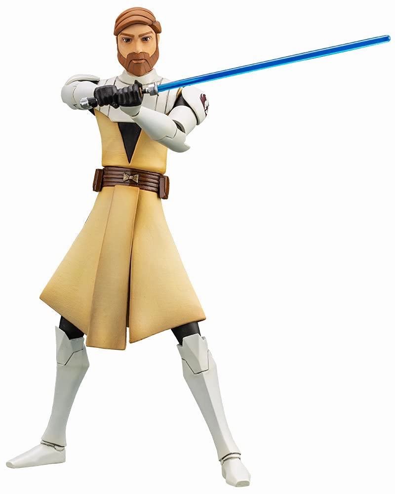 Superhero Statue Baroque Figure "Star Wars: The Clone Wars" ARTFX  Obi Wan Kenobi The Clone Wars Ver.