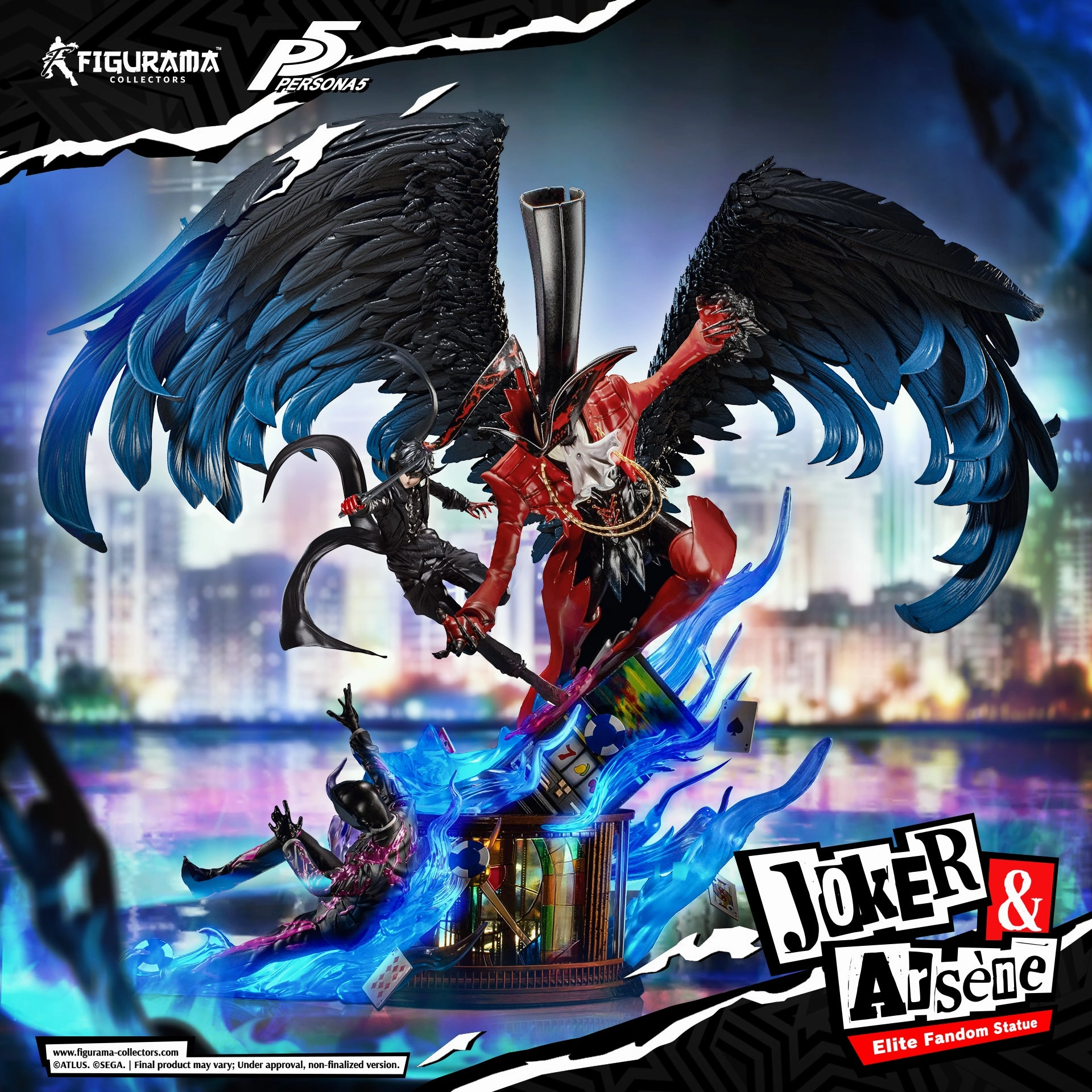 Persona 5: Joker & Ars??ne Elite Fandom Statue Chibi Merchandise