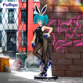 Metallic Finish Movie Goods Vocaloid Hatsune Miku BiCute Bunnies Figure Street Violet ver.