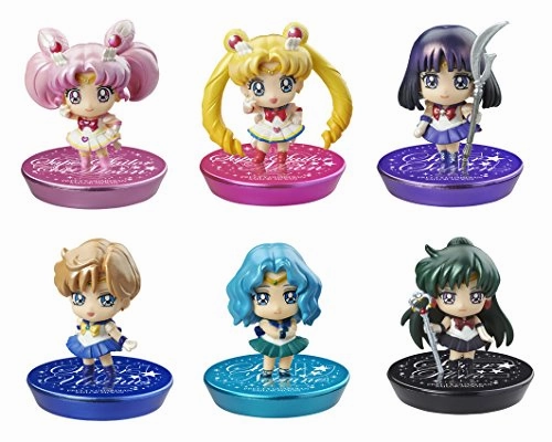 Artisanal Product PVC Piece Petit Chara! Series "Sailor Moon" Atarashii Nakama to Henhinyo! GLITTER Ver.