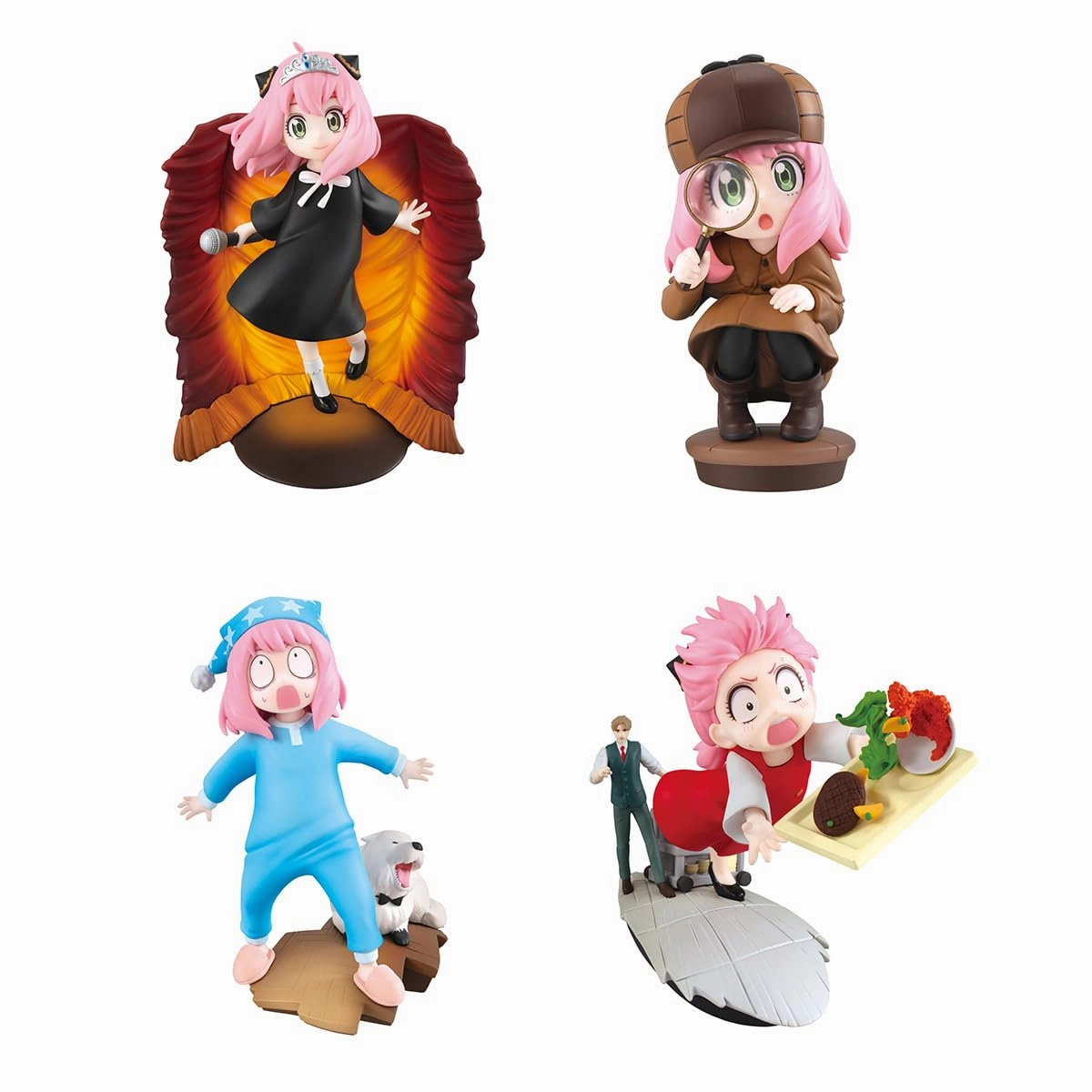 Petitrama Series "SPY x FAMILY" SPY x FAMILY in the Box 3 Bird Sculpture