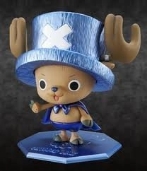 Villain Figure Portrait Of Pirates One Piece Tony Tony chopper bleu ma?????Ctallique