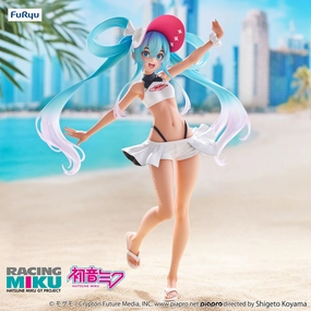 Hatsune Miku GT Project Trio-Try-iT Figure -Racing Miku 2024 Summer Holiday ver.- Polymer Clay
