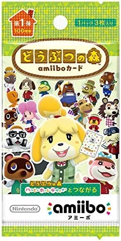 "Animal Crossing" amiibo Card Vol.1 1BOX (50 pack set) Metal Model
