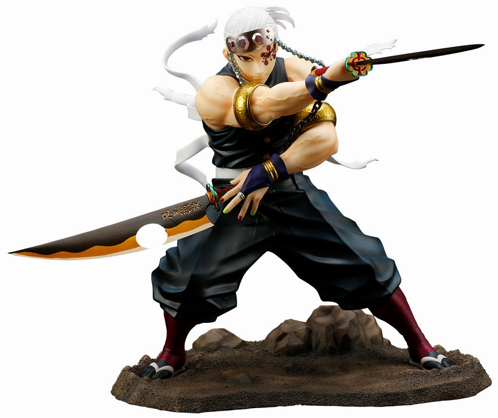 "Demon Slayer: Kimetsu no Yaiba" ARTFX J Uzui Tengen Video Game Adaptation Vinyl Model