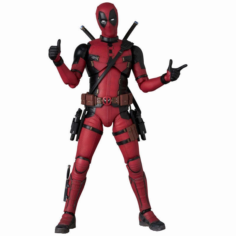 MAFEX "Deadpool & Wolverine" Deadpool (Deadpool & Wolverine Ver.) Chibi Merchandise Themed Background