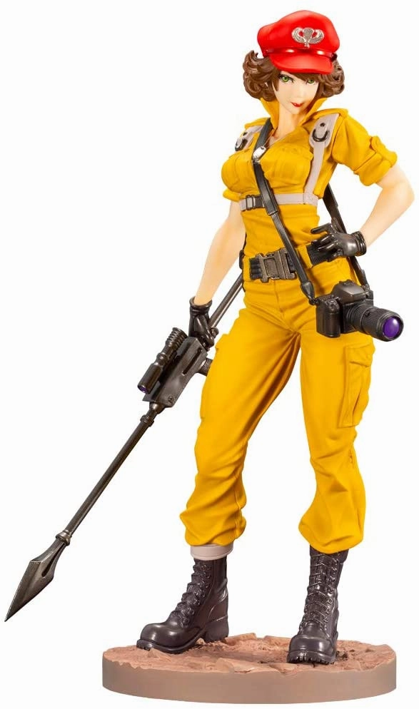 Winter Decoration Niche Interest G.I. Joe: A Real American Hero - Bishoujo Statue Lady Jaye Canary Ann Color Limited Edition (Kotobukiya)
