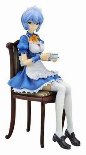 PVC Collection Fan Vote "Neon Genesis EVANGELION" 1/7 Scale Figure Ayanami Rei Maid ver.