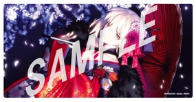 "Fate/stay night -Heaven's Feel-" Rubber Play Mat Saber Alter Kimono Ver. Immersive experience