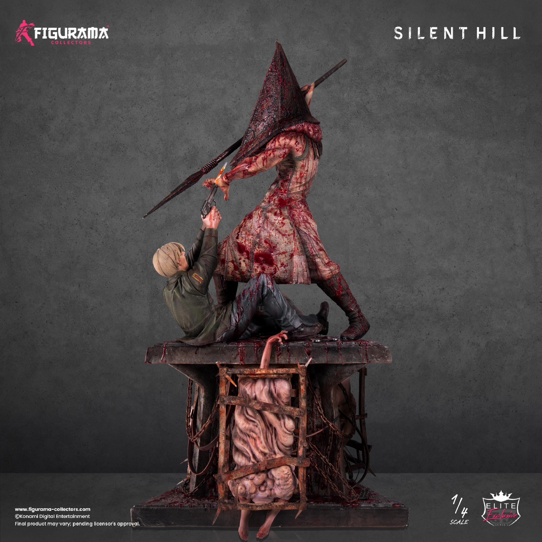 Silent Hill: Red Pyramid Thing vs James Sunderland Statue Action Merchandise