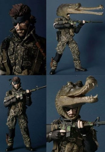Naked Snake 1/6 Real Action Heroes (#228) Metal Gear Solid 3: Snake Eater - Medicom Toy Oceanic Art Museum Standard