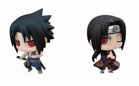 Custom Figure Naruto Shippuuden Set Mega Buddy! Uchiha Sasuke & Itachi Brothers - MegaHouse
