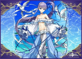 TCG Universal Play Mat "Fate/Grand Order" Lancer / Mysterious Alter Ego Lambda Augmented reality