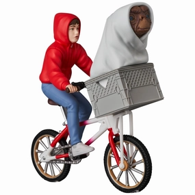 UDF "E.T. the Extra-Terrestrial" E.T. & Elliott with Bicycle Mammal Figure