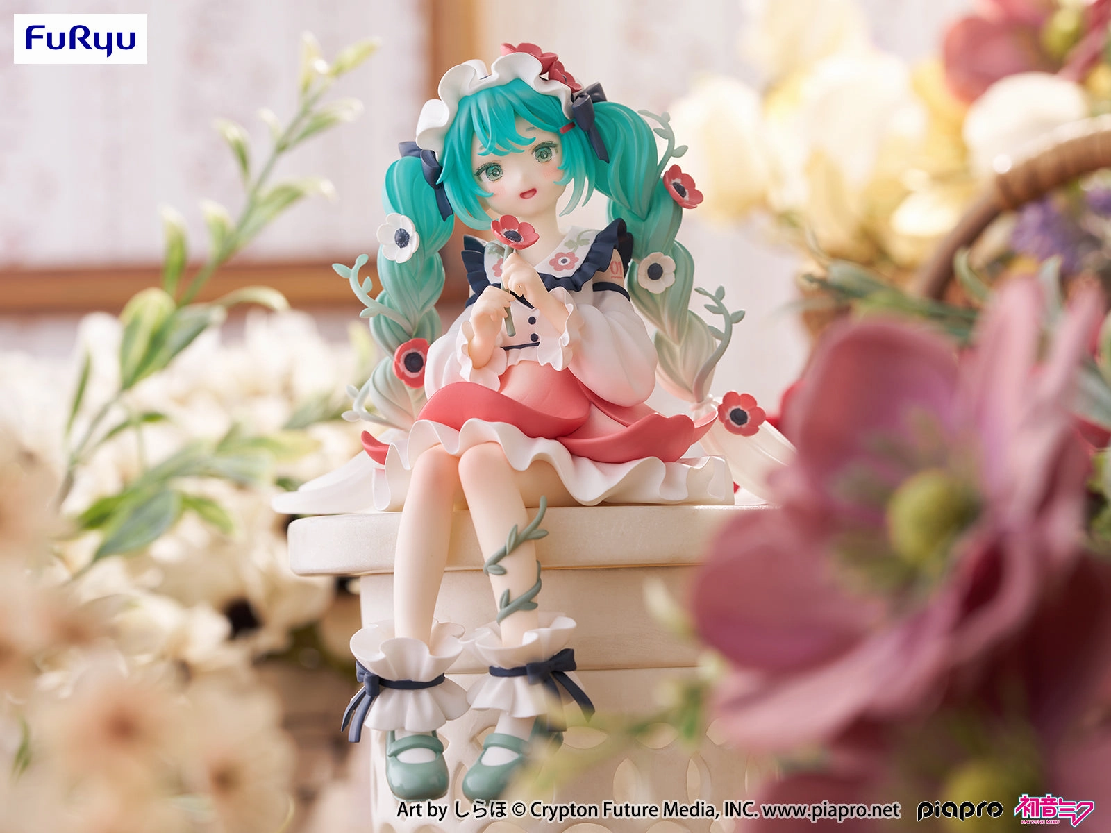 Fantasy Showcase "Hatsune Miku" Noodle Stopper Figure Flower Fairy Anemone