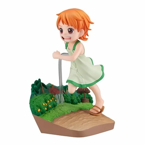 Chibi Figure Durable Material G.E.M. Series "One Piece" Nami RUN! RUN! RUN!