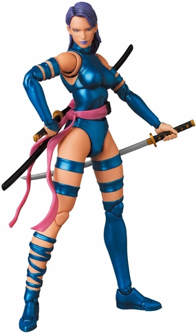 X-Men - Mafex No.141 Psylocke Comic Ver. (Medicom Toy) Premium Showcase Gaming Sculpture
